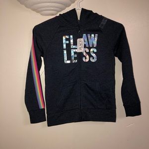 Brand new girl cotton zip up hoodie